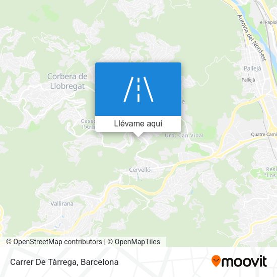 Mapa Carrer De Tàrrega