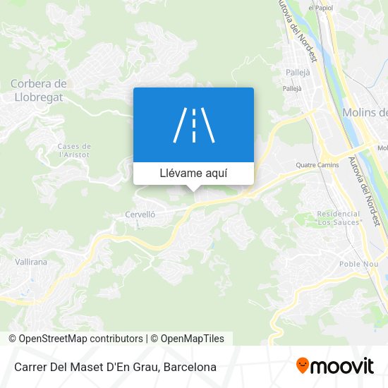 Mapa Carrer Del Maset D'En Grau