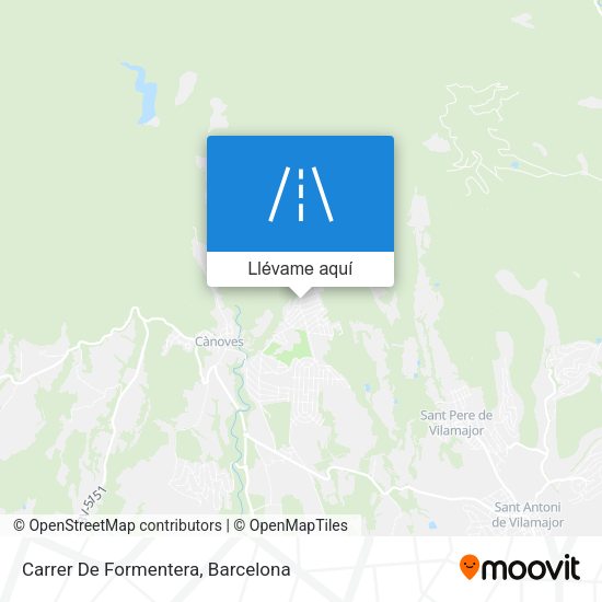 Mapa Carrer De Formentera
