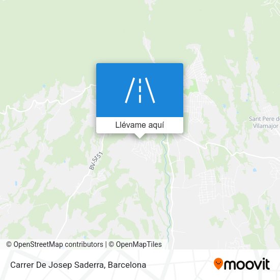 Mapa Carrer De Josep Saderra