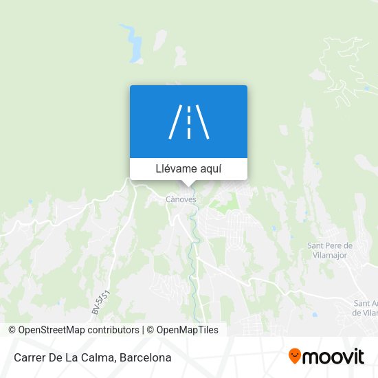Mapa Carrer De La Calma