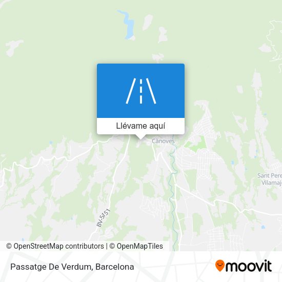 Mapa Passatge De Verdum