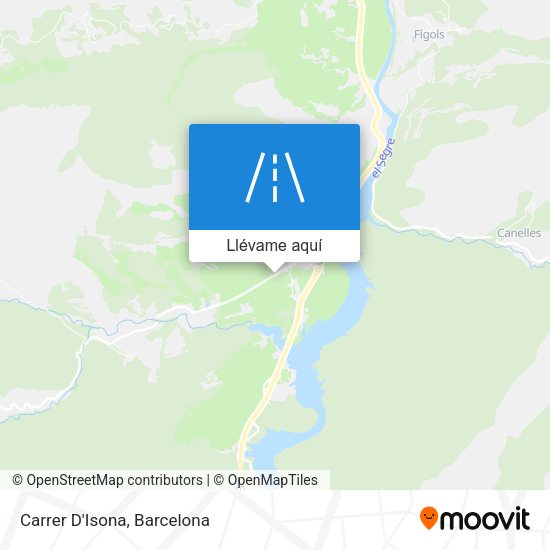Mapa Carrer D'Isona