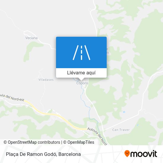 Mapa Plaça De Ramon Godó