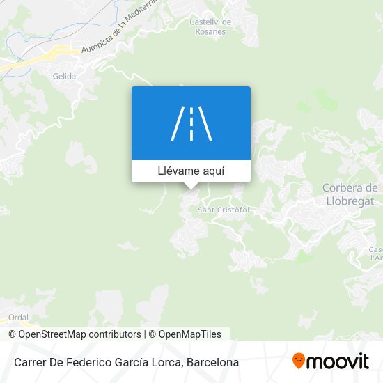 Mapa Carrer De Federico García Lorca