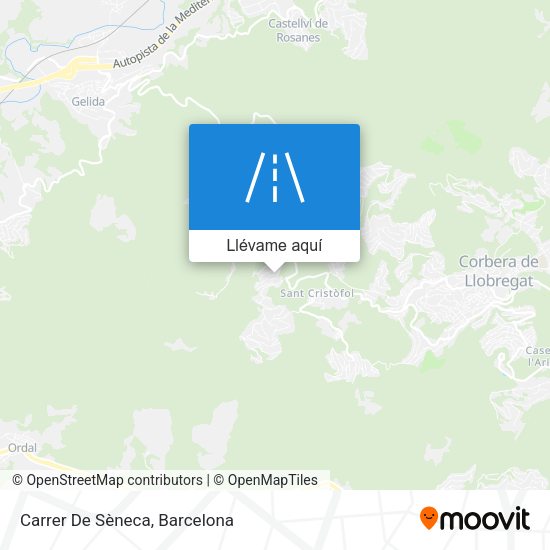 Mapa Carrer De Sèneca