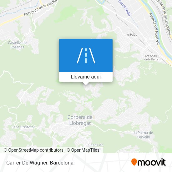 Mapa Carrer De Wagner