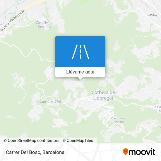 Mapa Carrer Del Bosc