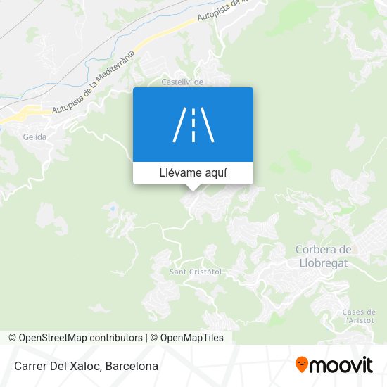 Mapa Carrer Del Xaloc