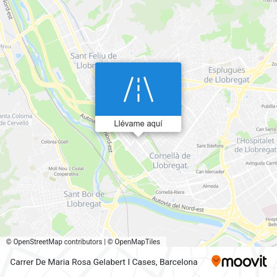 Mapa Carrer De Maria Rosa Gelabert I Cases