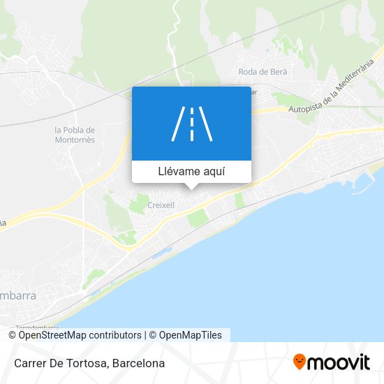 Mapa Carrer De Tortosa