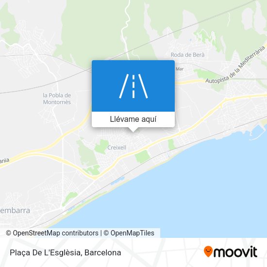 Mapa Plaça De L'Esglèsia