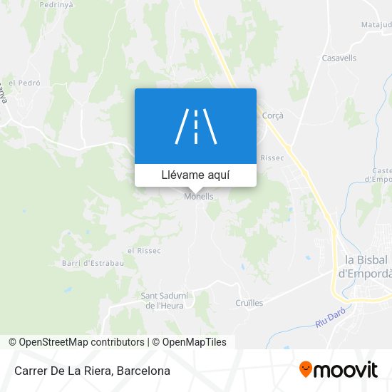 Mapa Carrer De La Riera