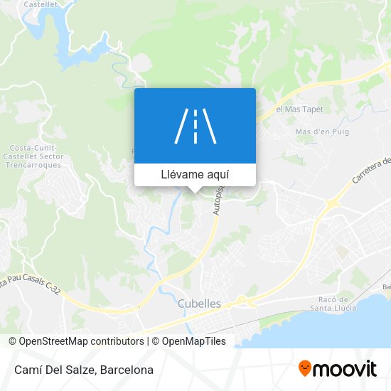 Mapa Camí Del Salze