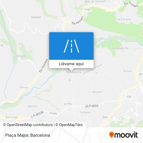 Mapa Plaça Major