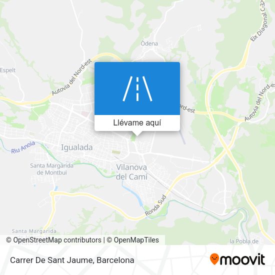 Mapa Carrer De Sant Jaume