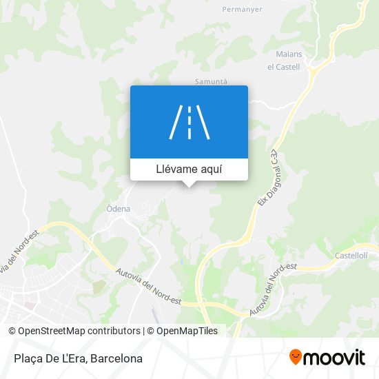 Mapa Plaça De L'Era