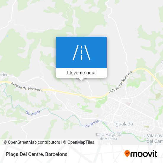 Mapa Plaça Del Centre