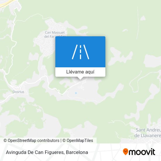 Mapa Avinguda De Can Figueres