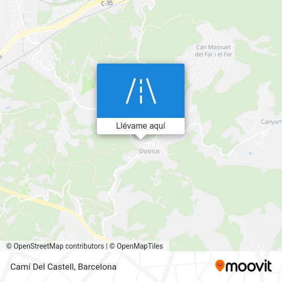 Mapa Camí Del Castell