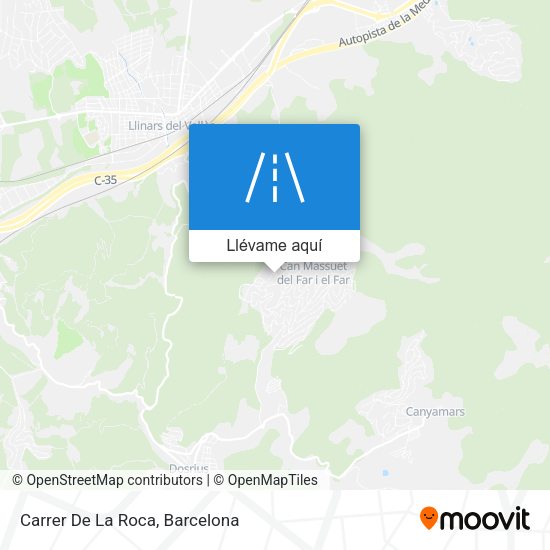 Mapa Carrer De La Roca