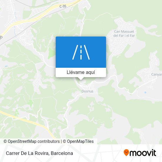 Mapa Carrer De La Rovira