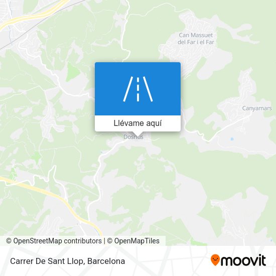 Mapa Carrer De Sant Llop