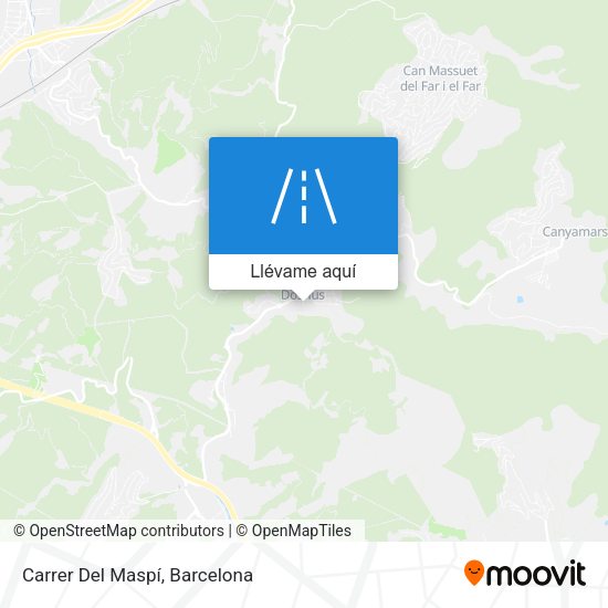 Mapa Carrer Del Maspí