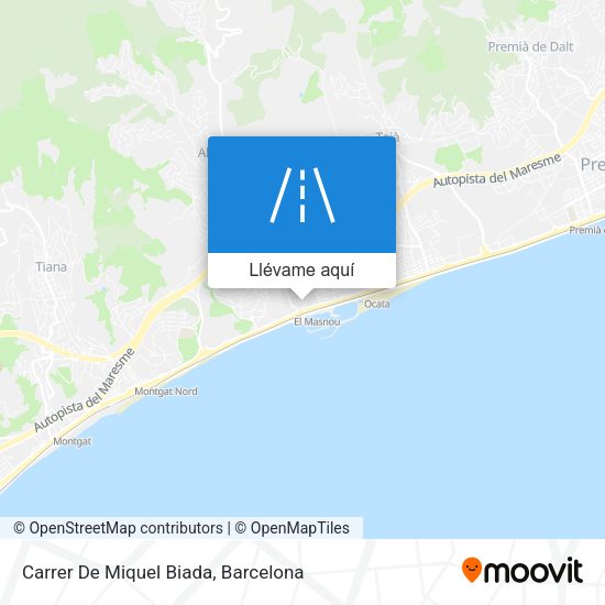 Mapa Carrer De Miquel Biada