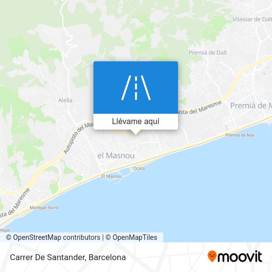 Mapa Carrer De Santander