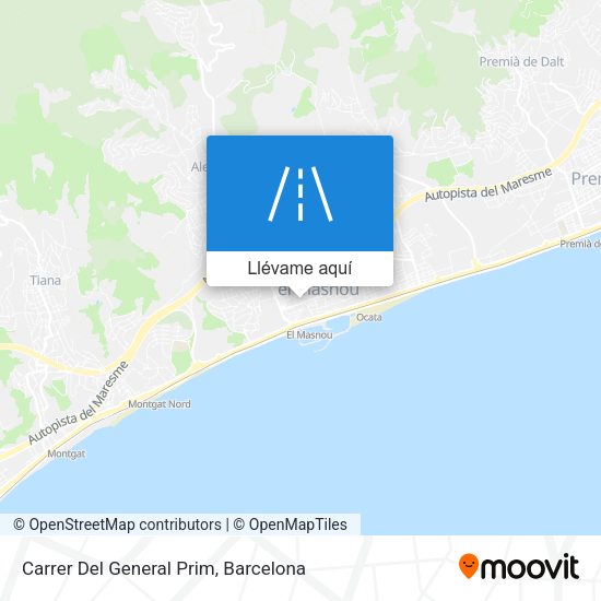 Mapa Carrer Del General Prim