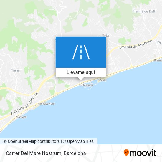 Mapa Carrer Del Mare Nostrum