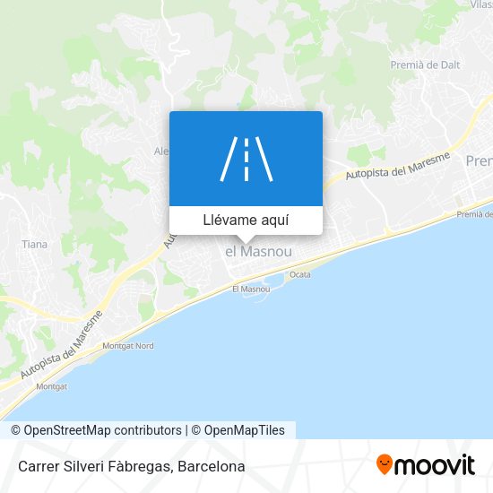 Mapa Carrer Silveri Fàbregas