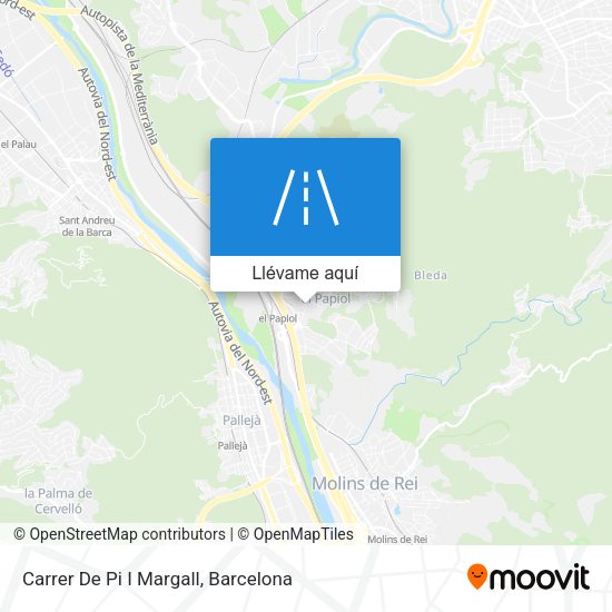 Mapa Carrer De Pi I Margall