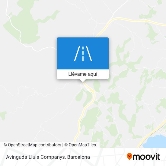 Mapa Avinguda Lluis Companys
