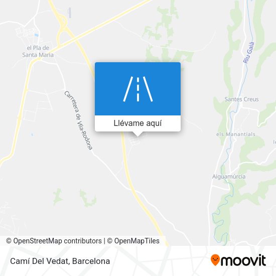 Mapa Camí Del Vedat