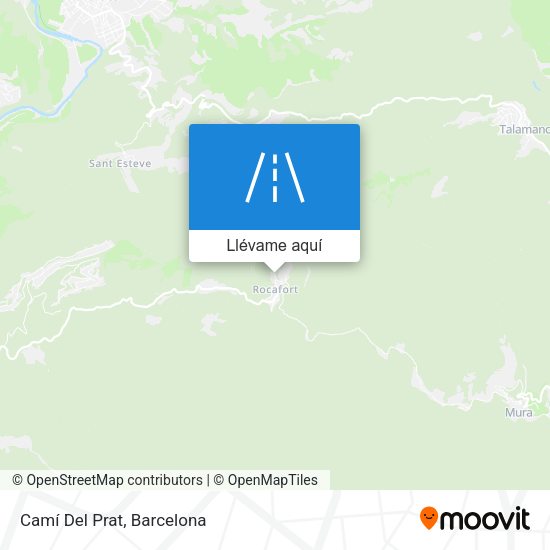 Mapa Camí Del Prat