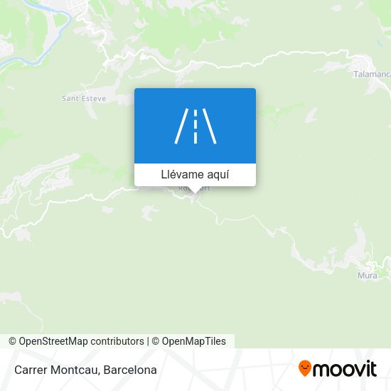 Mapa Carrer Montcau