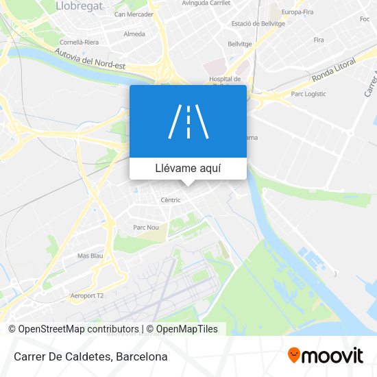 Mapa Carrer De Caldetes