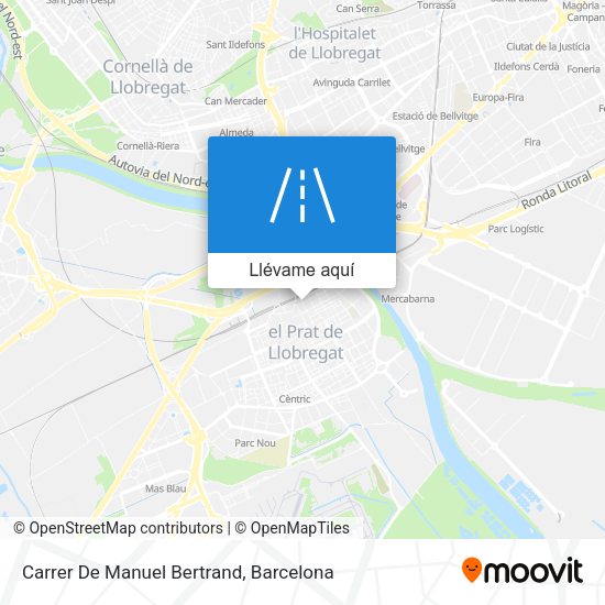 Mapa Carrer De Manuel Bertrand