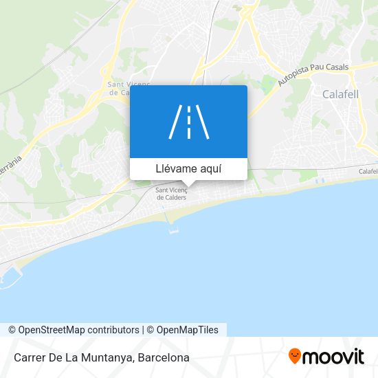 Mapa Carrer De La Muntanya