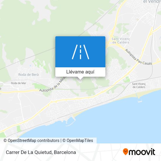 Mapa Carrer De La Quietud