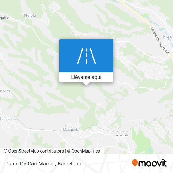 Mapa Camí De Can Marcet