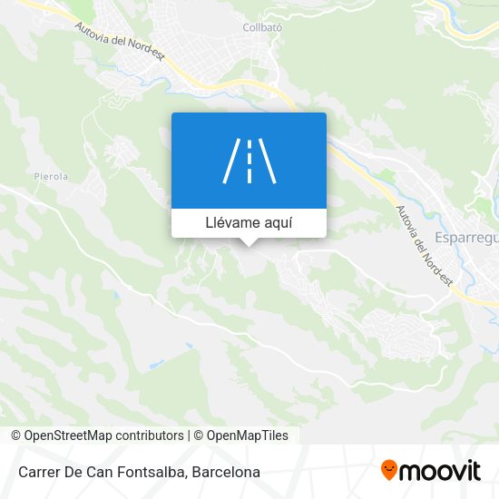 Mapa Carrer De Can Fontsalba