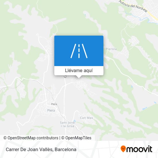 Mapa Carrer De Joan Vallès
