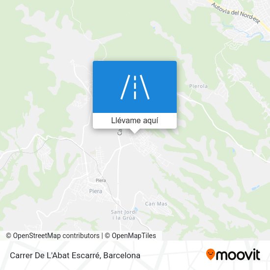 Mapa Carrer De L'Abat Escarré