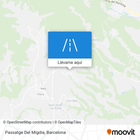 Mapa Passatge Del Migdia