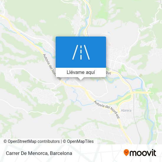 Mapa Carrer De Menorca