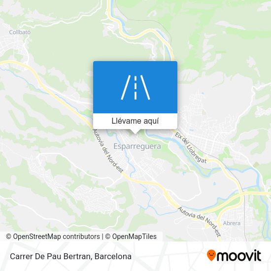 Mapa Carrer De Pau Bertran