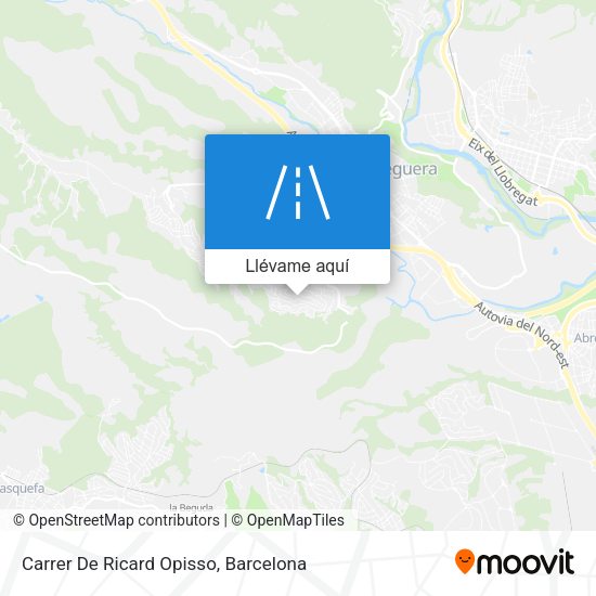 Mapa Carrer De Ricard Opisso